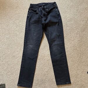 American Eagle Outfitters Black Slim Straight Jeans